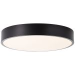Brilliant Slimline Ceiling Light Metal Plastic Black White 22W 2400lm - 830 Warm White | 330mm