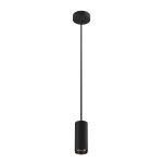 SLV Numinos Phase S Pendant Aluminium Black 10.42W 1020lm 24D - 930 Warm White | Best Colour Rendering - Dimmable 