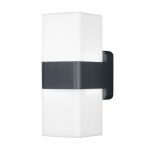 Ledvance Smart+ Wifi Wall Light Grey Up & Down - Outdoor - 13.5W 950lm - 830 Warm White | RGBW - Dimmable