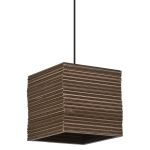 Ledvance Decor Pendant Square Brown | Suitable for 1x E27