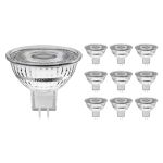 Multipack 10x Noxion LED Spot GU5.3 MR16 4.4W 345lm 60D - 827 Extra Warm White | Dimmable - Replaces 35W