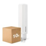 Multipack 10x Philips CorePro PL-C LED 9.5W 1100lm - 840 Cool White | 4-Pin - Replaces 26W