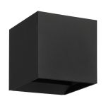 Eglo Wall Light Calpi 3 Aluminium Black 2.8W 420lm - 830 Warm White | IP54