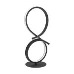 Eglo Table Lamp Serpins Aluminium Steel Black 11.4W 1400lm - 830 Warm White | IP20