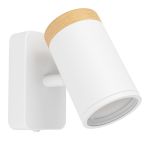 Eglo Wall Light Consuma White, Brown | Suitable for GU10