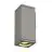 SLV Theo Wall Light Aluminium Grey Square | Outdoor - IP44 - Suitable for 1x GU10 