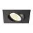SLV New Tria 68 Spot Aluminium Black Square 11W 700lm 60D - 918-930 Dim To Warm | Cutout 68mm - Best Colour Rendering