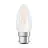 Ledvance Classic Performance LED Bulb B22d Candle Filament Frosted 4W 470lm - 827 Extra Warm White | Replaces 40W
