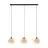 Eglo Pendant Midsumer Steel Black | IP20 - Suitable for 3x E27 