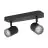 Eglo Ceiling Light Consuma 1 Steel Black | IP44 - Suitable for 2x GU10 