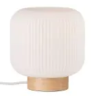 Nordlux Table Lamp Milford Glass Brown | Suitable for 1x E27