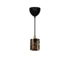 Nordlux Siv Pendant Marble and Metal Brown | 65mm - Suitable for E27