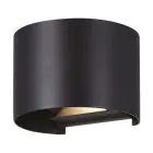 Eglo Wall Light Calpi 3 Aluminium Black 2.8W 420lm - 830 Warm White | IP54